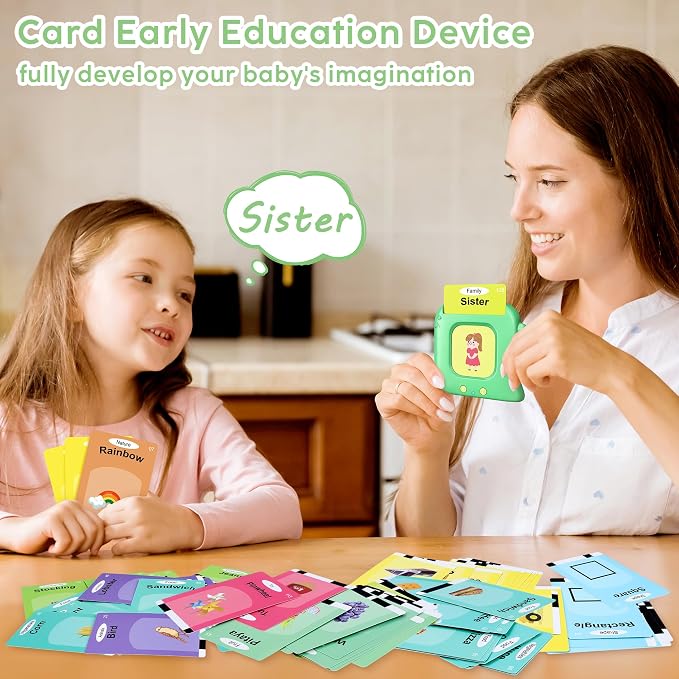 Talking Flash Cards,Kids Toddler Flash Cards with 240 Sight Words,Montessori Toys,Autism Sensory Toys,Speech Therapy Toys,Learning Educational Toys Gifts for Age 4 5 6 Years Old Boys and Girls