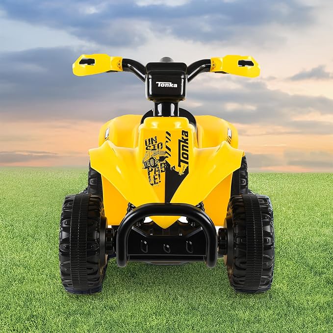 Tonka - 6V ATV Ride On Toy for Kids, LED Headlights, Battery Powered