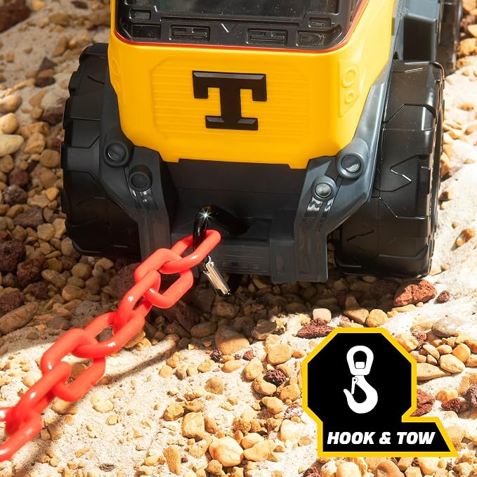 Tonka - Next Gen Mighty Dump Truck - Made with Steel & Sturdy Plastic, Yellow Toy Vehicle, Big Construction Truck, Boys and Girls, Toddlers Ages 3+