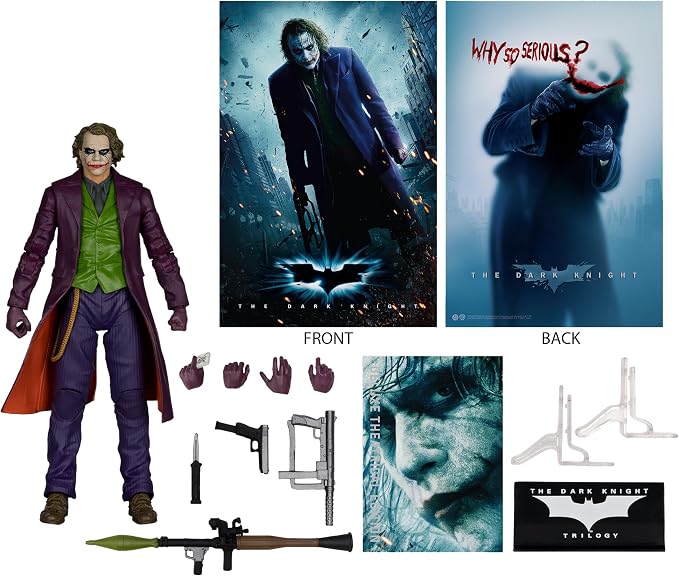 McFarlane Toys- DC Multiverse The Joker (The Dark Knight) 7in Action Figure (Deluxe Theatrical Edition)