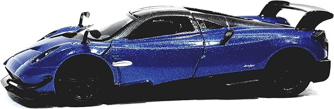KiNSMART - 2016 Pagani Huayra BC 5" 1:38 Scale Die Cast Metal Model Toy Car w/Pullback Action (Blue)