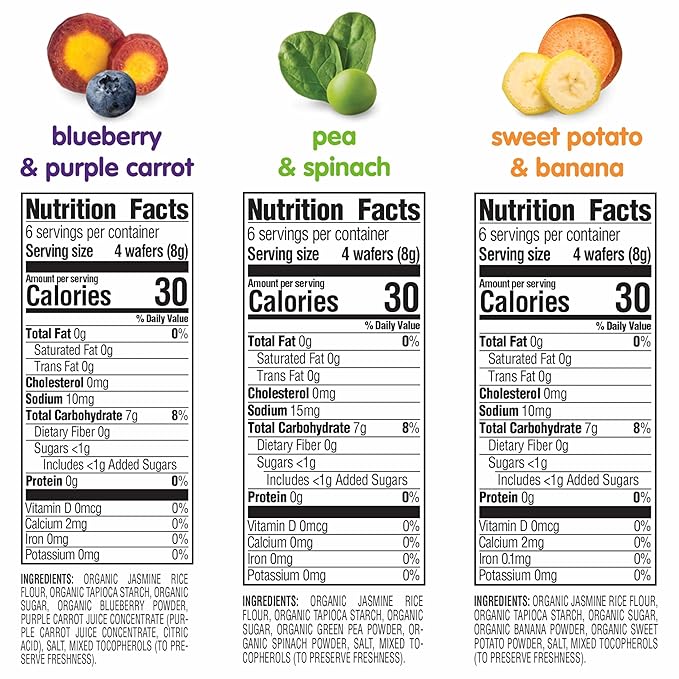 Happy Baby Organics Teether, 3 Flavor Variety Pack, 12 Count (Pack of 3)