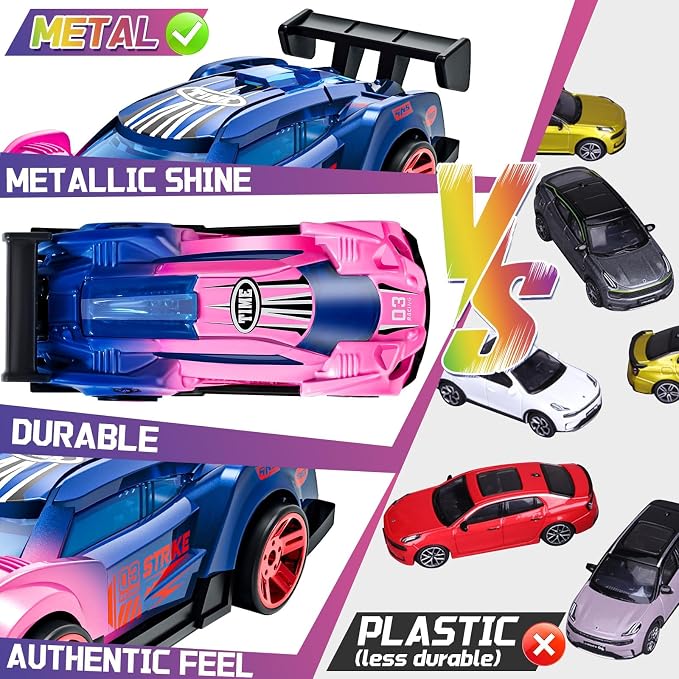 Color Changing Cars Toys Bath Toys for Kids Ages 1-3 4-8 Goodie Bags Fillers for Kids Grandkids Pool Water Toys Boys Birthday Car Gifts Sensory Die-Cast Toys Mini Sensory Toys Theme Party Giveaways