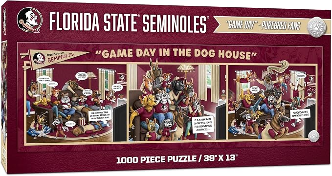YouTheFan NCAA Game Day in The Dog House - 1000pc Puzzle