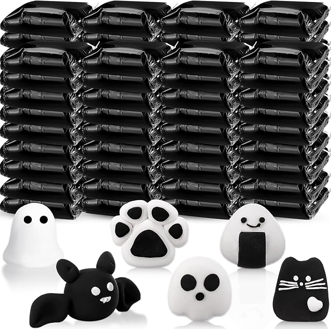 VioraWhite 72 Pcs 38oz Air Dry Clay Bulk Modeling Magic Ultra Lightweight Foam Modeling Clay for Kids Adults DIY Gifts Party Arts Crafts and School Project Supplies(Black)