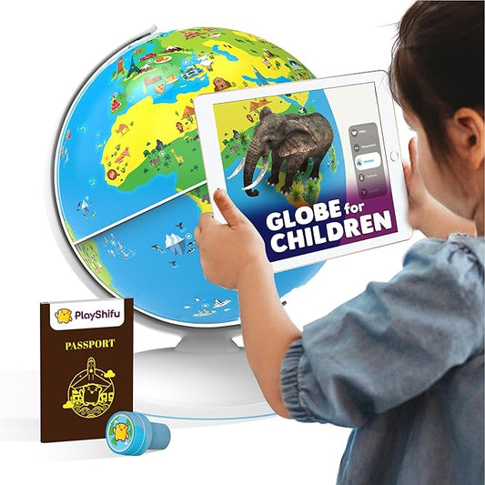 PlayShifu Orboot Earth – Interactive AR World Globe for Kids: 1000+ Facts on Animals, Places & Monuments | Tech-Powered STEM Learning Toy & Gift, Ages 4–10
