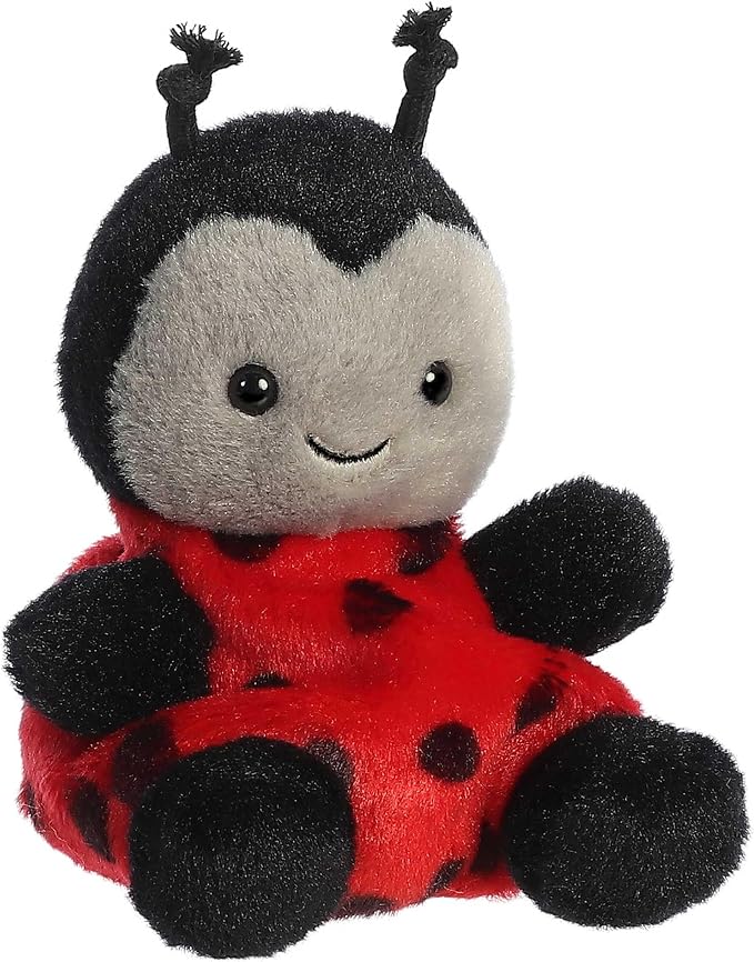 Aurora® Adorable Palm Pals™ Lil Spots Ladybug™ Stuffed Animal - Fun Collectible Plush for Kids and Adult Collectors - Perfect for Decorating Rooms and Birthday Gifts - Red 4.5 Inches