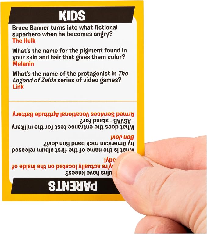 Spin Master Beat The Parents Board Game for Families and Kids Aged Over 5, (6062192)
