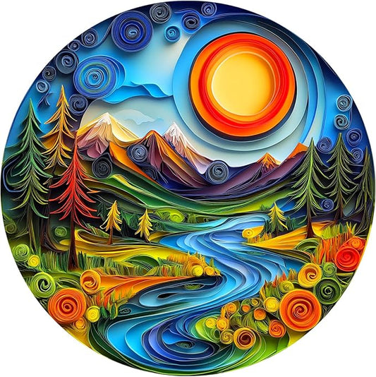 1000 Piece Puzzle for Adults - Canyon Sunrise Landscape Jigsaw Puzzles Paper - Brain Teaser Adult Puzzles - Christmas Birthday Gifts for Women/Men