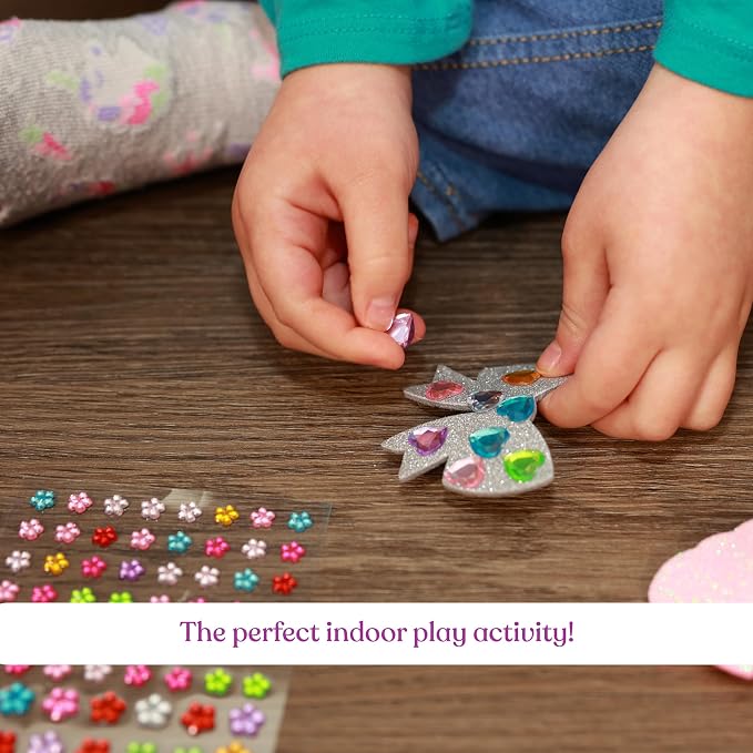FROG SAC Hair Clip Craft Kit for Kids - Arts and Crafts for Girls, Little Girl Barrette Art for Toddlers, DIY Fashion Accessories Toys for 4 Year Old to 6 Years Old Children (Barrette)