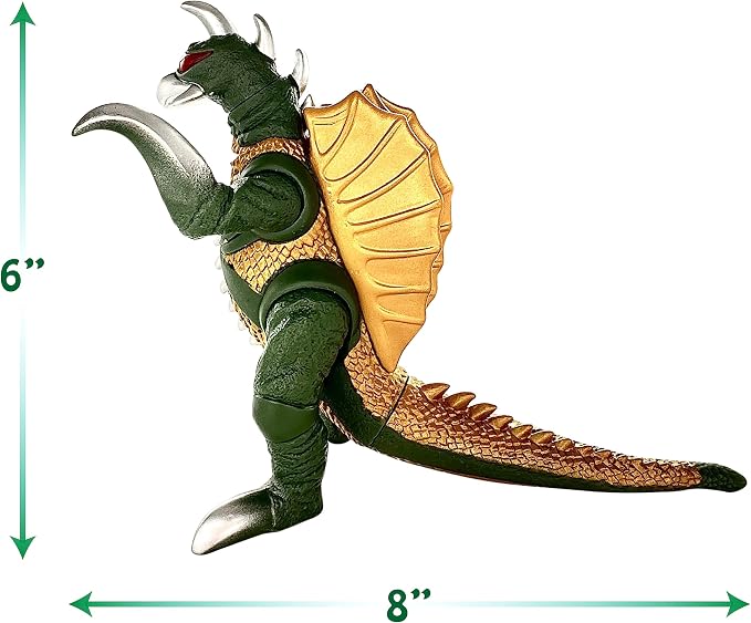 TwCare Set of 2 SpaceGodzilla Disosaur Dragon Gigan Space Toys, Kaiju Universe Action Figures King of The Monsters Movable Joints Movie Series Soft Vinyl, Travel Bag