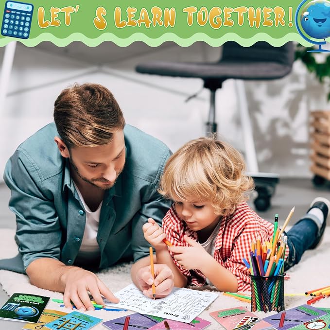 Estune 40 Pcs Activity Coloring Book for Kids Pazzle Mazes Party Favors Mini Small Coloring Book Bulk Birthday Party Gift Classroom DIY Craft Home