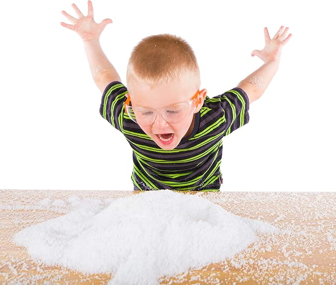 Steve Spangler Science Insta-Snow Powder, STEM Activity for School and Homeschool Activities, Fun & Safe Science Kits, Kids Make Fluffy Snow in Seconds, Top Sensory Toy for Classrooms, 14 oz