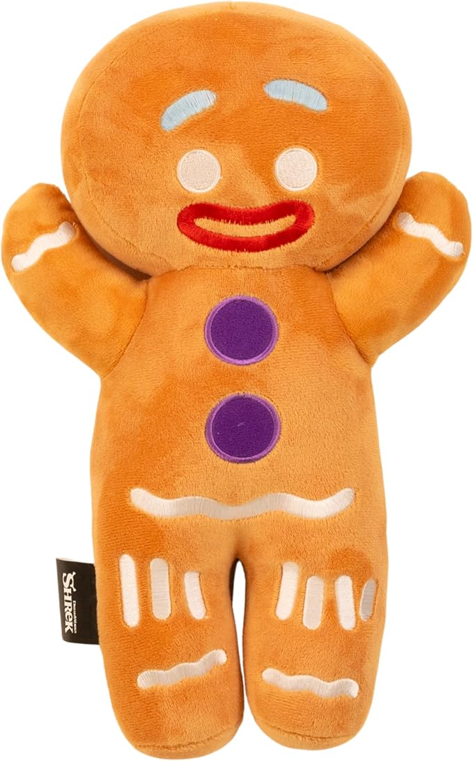 Shrek Gingy Gingerbread Man Bedding Super Soft Cozy Cuddle Pillow, (Officially Licensed Product) by Franco