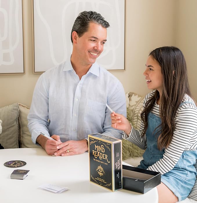 MIND READER – Can You Read Your Friends' Minds? The Fun Mind Reading Psychic Mind Meld Medium Party Christmas Gift for Kids, Adults, Friends & Families - Perfect for Halloween or Board Games Night