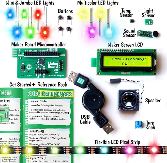 Ultimate Coding Kit for Kids 8-12+. Coding Game for Tweens with 100+ Free Code & STEM Projects. Girls & Boys Learn STEM Hands-On with C++ Programming. Makes a Great Gift for Techy Teens.