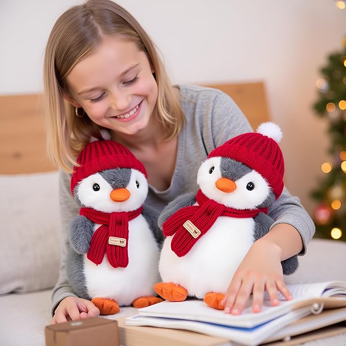 Ryttir Large Penguin Plush - 18" Extra Soft Penguin Stuffed Animal Hugging Pillow with Rotund Belly,Safety Nursery Decor & Sensory Comfort Toy,Cuddle Companion for Age 0+(Birthday Gender Neutral Gift)