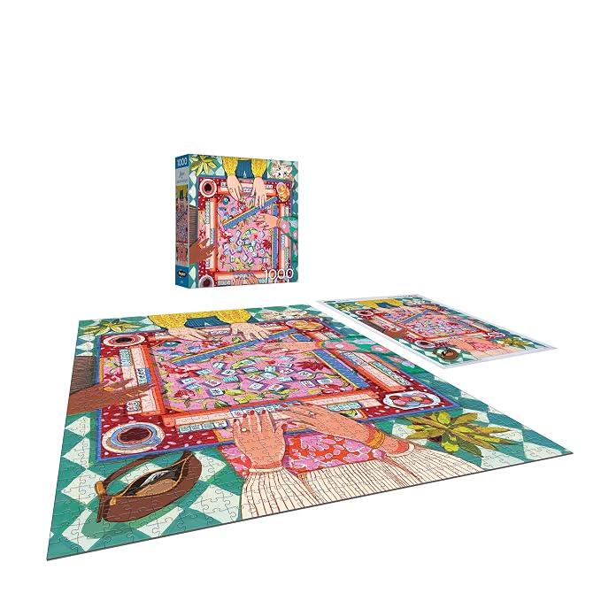 RoseArt - Hobby Haven - Modern Mahjong - 1000 Piece Jigsaw Puzzle for Adults