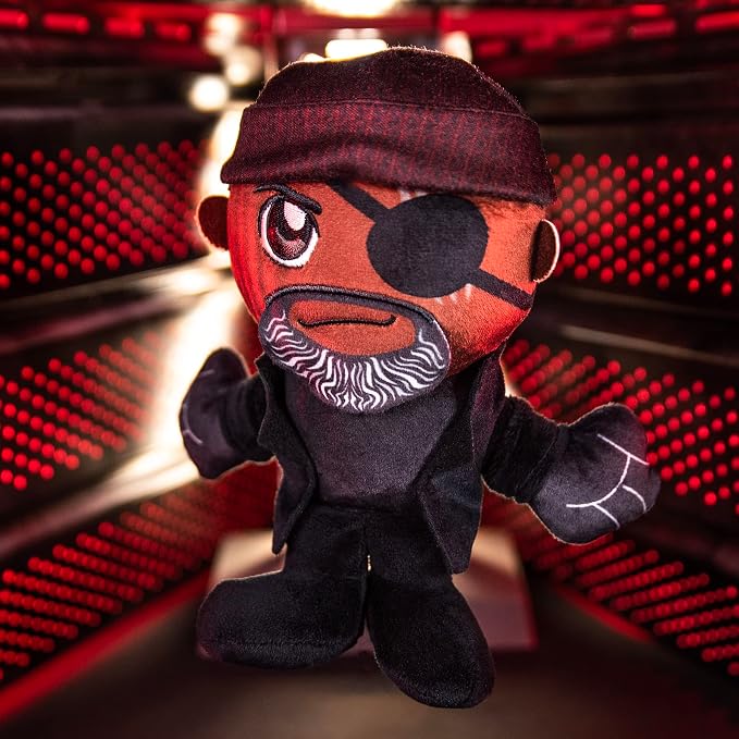 Bleacher Creatures Marvel Nick Fury Secret Invasion 8" Kuricha Sitting Plush- Soft Chibi Inspired Toy