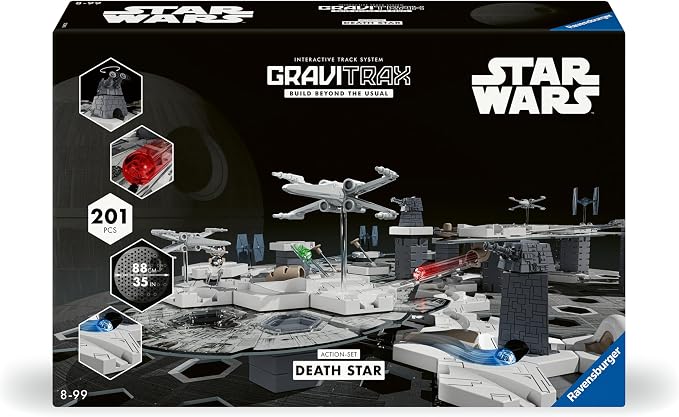 Ravensburger GraviTrax Star Wars Action-Set Death Star. Interactive Marble Run System, Construction Toy for Children from 8 Years.