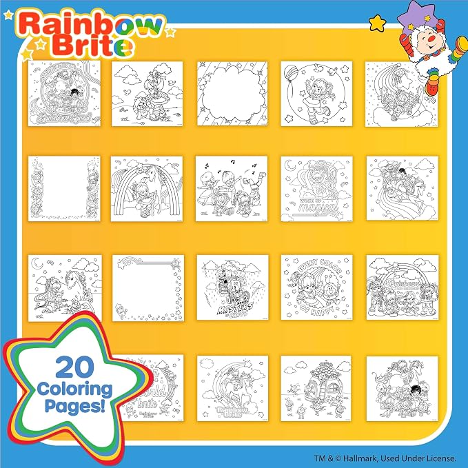 Rainbow Brite Sketchbook 20 Pages & 100+ Stickers