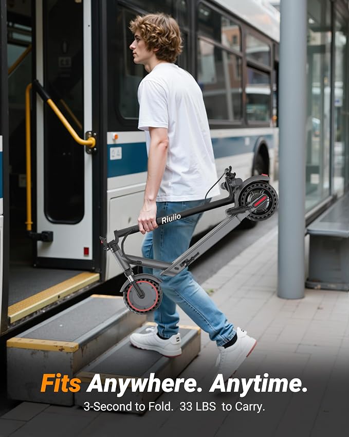 Electric Scooter for Adults, Teens & Big Kids, 350W-500W Motor, 10Mph-21 MPH & 10-28 Miles Max Range, 6.5 to 10 inch Tires, Portable Lightweight E-Scooter