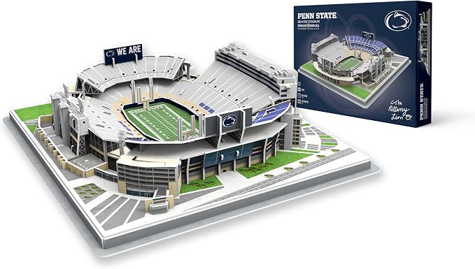 Pro-Lion 3D Jigsaw Puzzle of Beaver Stadium – 134 Pieces | Penn State Nittany Lions College Football Model | NCAA Football Stadium Building Kit | Creative Gift for Men, Boys & Kids Aged 8+