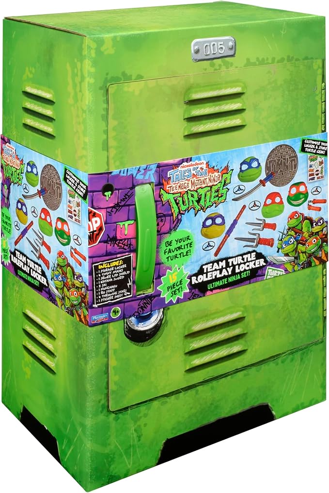 Teenage Mutant Ninja Turtles Roleplay Locker by Playmates Toys - Amazon Exclusive