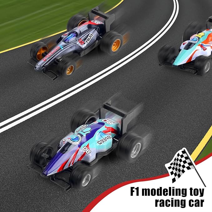 ZOHANINDL Pull Back Cars Toy Model Set 12Pack 1:43, Small Race Cars Wind up Racing Car, Easter Stuffing, Cake Tops, for Toddlers Kids Ages 2 3 4 5 6 7 8 Boys and Girls Birthday Party Favors