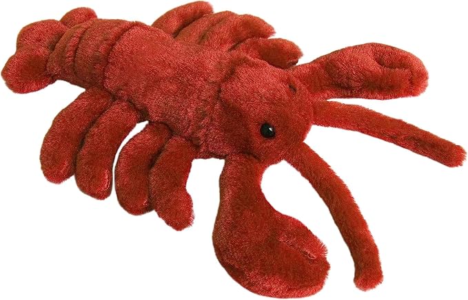 Aurora® Adorable Mini Flopsie™ Lobster Stuffed Animal - Mini Companions Ready for Playful Adventures - for Kids All Ages, Toddlers, Adults, and Families - Red 8 Inches