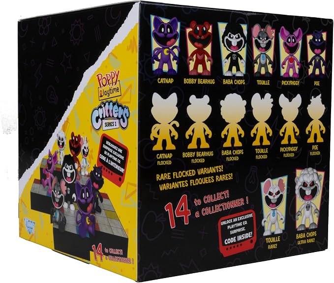 McFarlane Toys- Poppy Playtime 2.5in Critter Mini Figure Blind Box (Series 1) 3 Pack