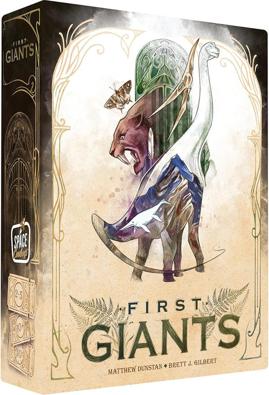 First Giants Card Game - Competitive Strategy Game of Dinosaurs, Timing & Museum Exhibits, Family Fun for Kids & Adults, Ages 10+, 2-5 Players, 30 Minute Playtime