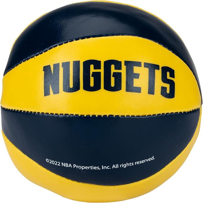 Franklin Sports NBA Toy Basketballs - 2 Pack of Kids Soft Mini Basketballs for Over The Door + Indoor Hoops - NBA Fan Shop
