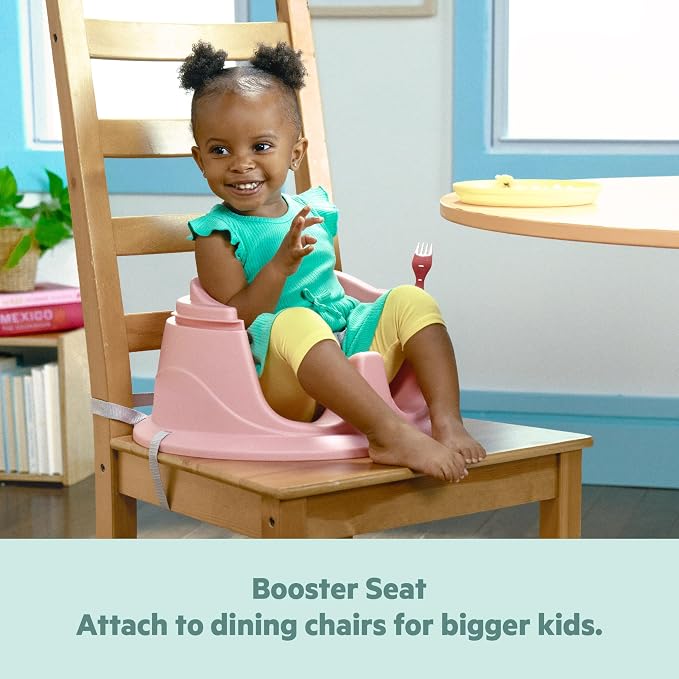 Bright Starts Disney Princess SuperSeat, Fun Baby Seat for Sitting Up, Playtime, and Meals, Ages 4 Months to 4 Years, Pink