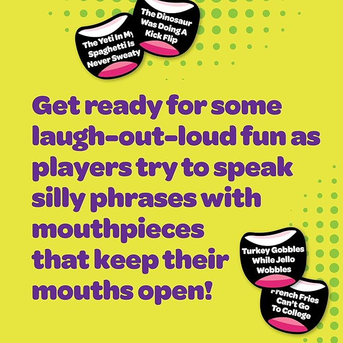 Mouth Off Card Game - Family Games for Kids and Adults, Guess the Phrase Before the Timer Runs Out, Family Game Night, 4-8 Players, Ages 8+