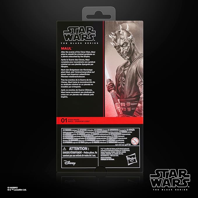 STAR WARS The Black Series Maul, Maul – Shadow Lord Premium Collectible 6 Inch Action Figure