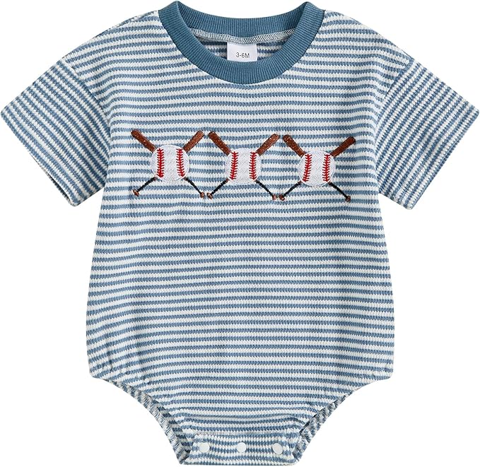 Kavousa Baby Boy Clothes Summer Baby Boy Bubble Romper Short Sleeve Jumpsuit One Piece Outfit Newborn Infant Clothing