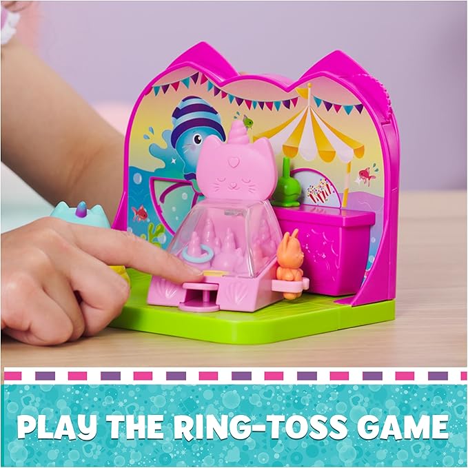 Spin Master Gabby's Dollhouse Kitty Narwhal’s Carnival Room, with Toy Figure, Surprise Toys and Dollhouse Furniture, Kids Toys for Girls & Boys 3+