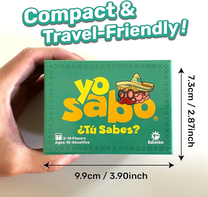 Yo Sabo: Edition 1 - The Original Bilingual Card Game - Learn Spanish with Cómo Se dice, Fun Trivia, & Challenge Cards - Family-Friendly - 160 Cards