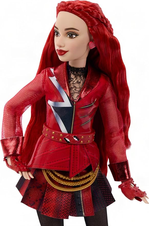 Mattel Disney Descendants: Wicked Wonderland, Red, Daughter of Queen of Hearts Fashion Doll, with Removable Outfit & Accessory, Inspired by the Movie