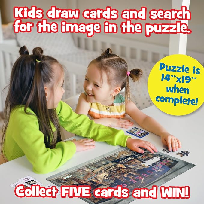 Briarpatch, I SPY Treasure Hunt 100 Piece Jigsaw Puzzle, Based On Search and Find Books, Preschool Learning for Kids