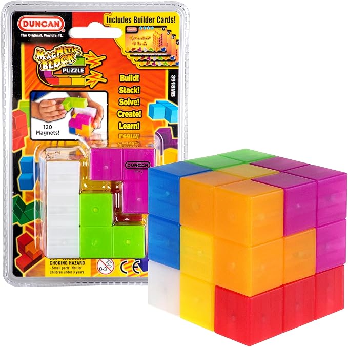 Duncan Magnetic Block Brain-Teaser Puzzle, Red