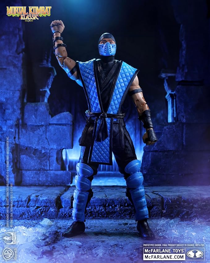 McFarlane Toys- Mortal Kombat Klassic Sub-Zero 7in Action Figure