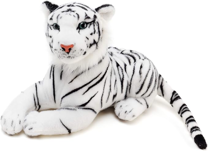 TigerHart Saphed The White Tiger - 17 Inch Stuffed Animal Plush