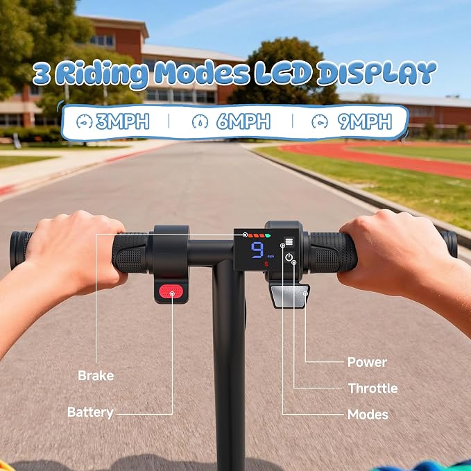 Aovowheel Electric Scooter for Adults, Folding E Scooter with 350W/500W Motor 16/24 Mph Top Speed, Max 19-23 Miles Long Range, 8.5''/10''/14''Tires Commuting Scooters with Dual Brakes System, APP