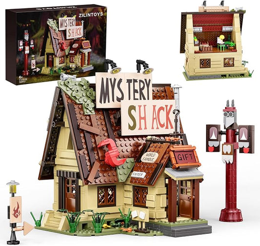 Gravity House Building Sets, Mystery Shack House Building Blocks Toy, Compatible with Lego, Collectible Buildable Fun Model Toys, Gift for 14+ Boys Girls Adults and Fans (965 PCS)
