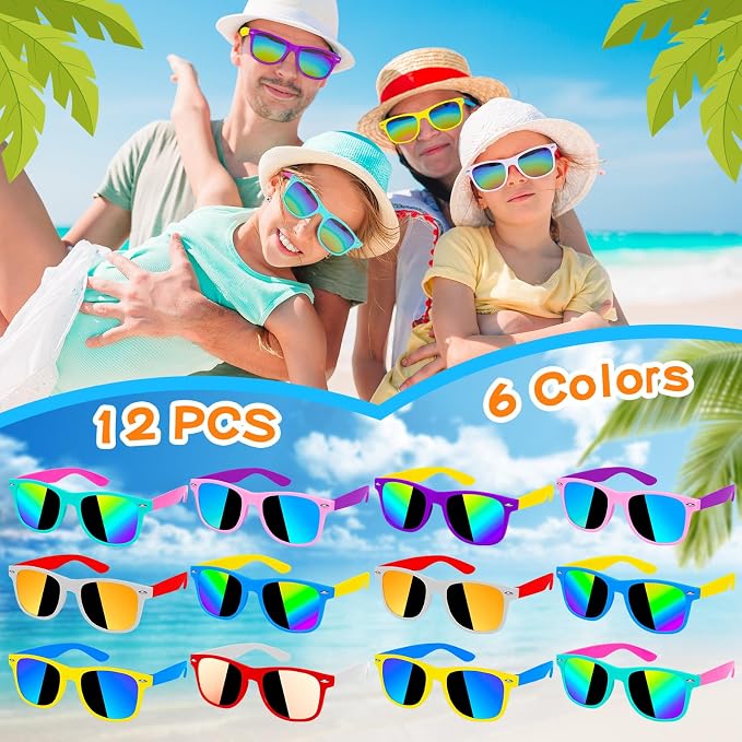 108Pcs Pool Party Favors and Beach Toys for Kids 3-8 8-12, Party Bag Stuffers Set with Beach Balls, Sunglasses, Bubble Wands, More for Pool Games Birthday Party Favors End of Year Student Gifts