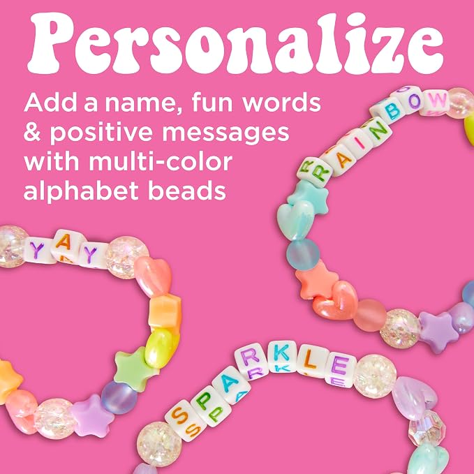 Creativity for Kids Unicorn Bead Jewelry Jar - Create 40+ DIY Friendship and Unicorn Bracelets for Girls | Gifts for Mom | Spring Crafts | Arts and Crafts for Kids | Unicorn Gifts for Girls (Ages 6+)