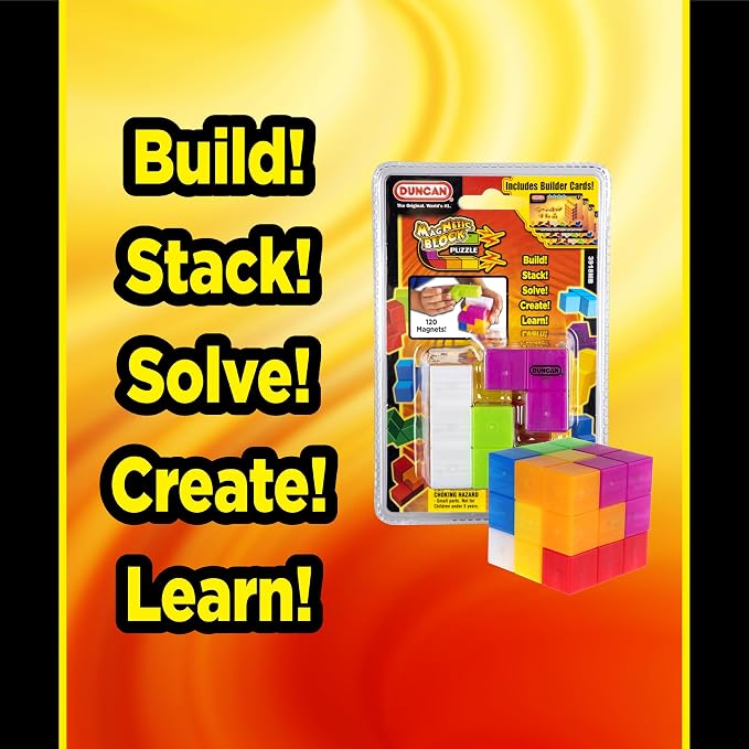 Duncan Magnetic Block Brain-Teaser Puzzle, Red