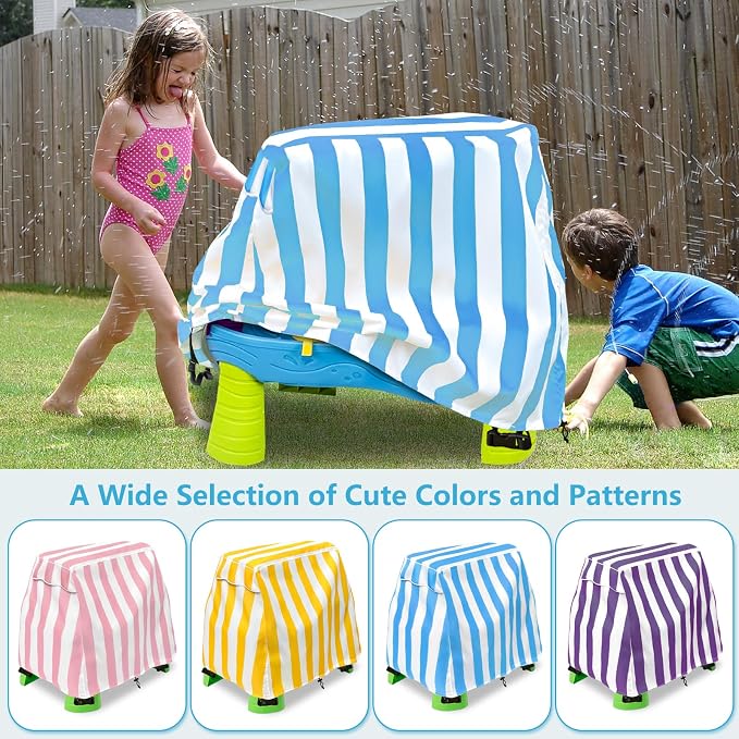Okcool Kids Water Table Cover Fit Water Table,Outdoor Water Table Toys Cover, A Wide Selection of Cute Colors and Patterns